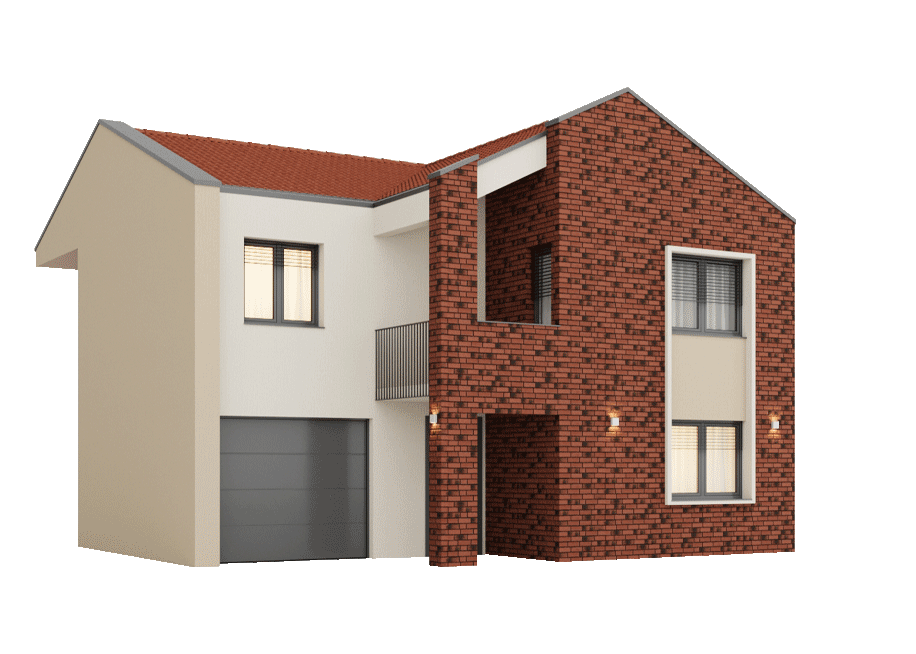 Tipi modern i shtëpisë Qershia e Gjelbërt 217.6 m² në Cherry Village