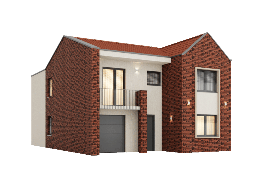 Tipi modern i shtëpisë Qershia e Verdhë 273.7 m² në Cherry Village