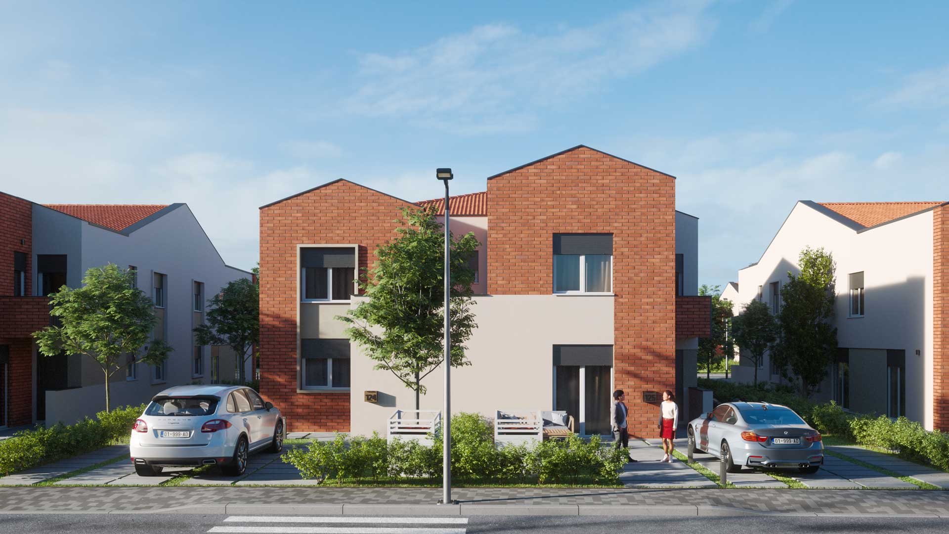 Shtëpia moderne familjare Qershia e Kuqe 170 m² në Cherry Village, Prishtinë